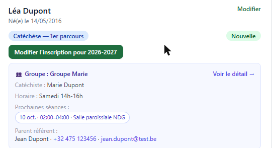 Mon groupe